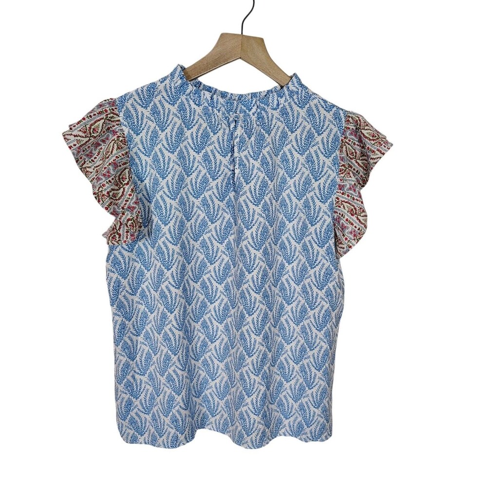 Anthropologie Thml M Abstract Flutter Dainty Flor… - image 3